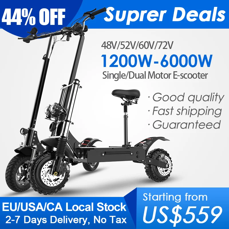Starting from USD559, Fast Eelectric Scooter with Seat
