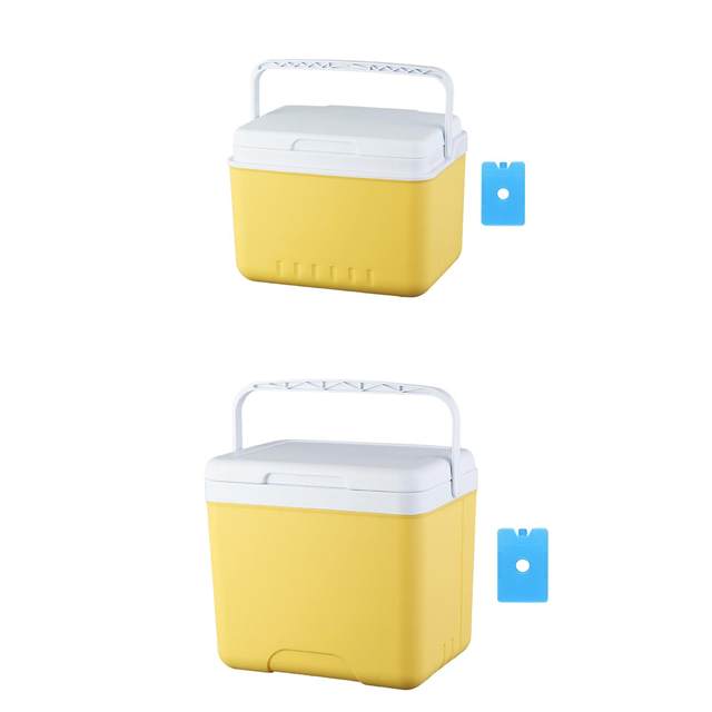 Insulated Ice Cooler Portable Lightweight Drink Bucket Multifunction Ice Chest Box for Fishing Traveling Beach Camping Barbecue
