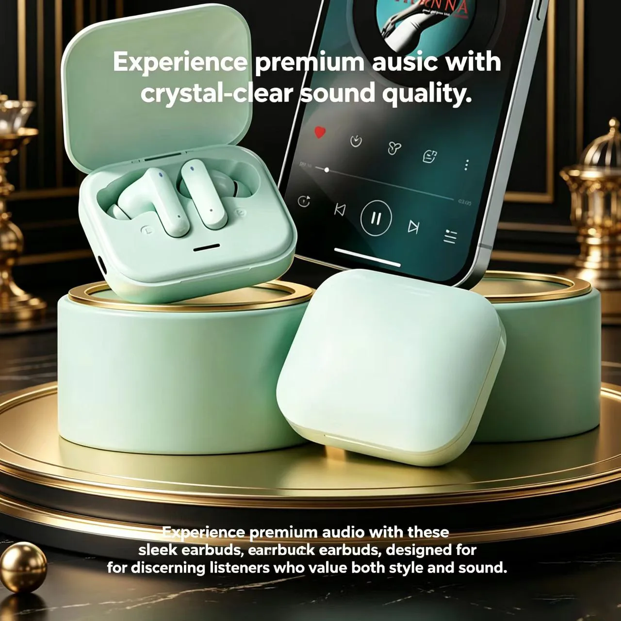 Enhanced Immersive Sound Wireless Earbuds - Ultra Low Latency Sport & Gaming