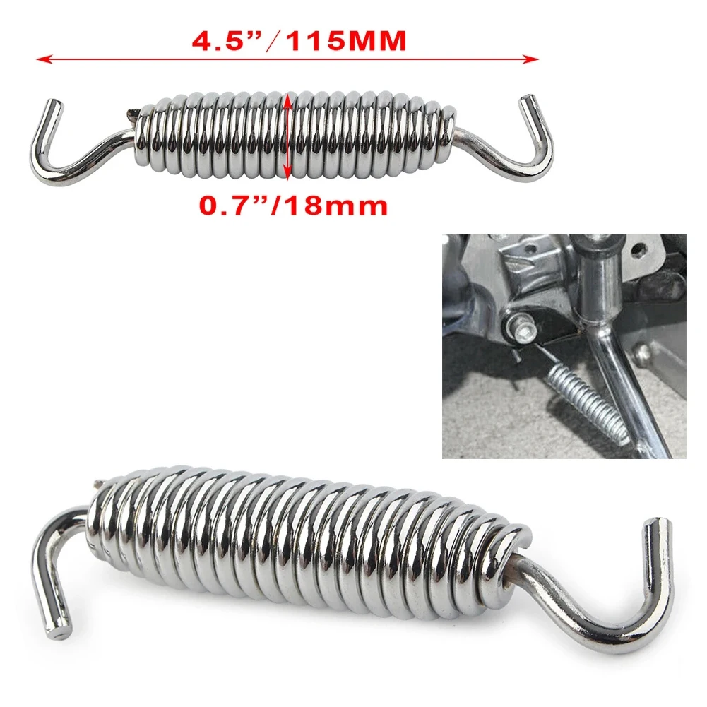 New Motorcycle Chrome Kickstand Jiffy Spring Stand For Harley Davidson
