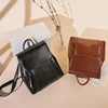 Women Backpack Cross body Shoulder Bag Genuine Leather Girls School Female Natural Skin Book Laptop Rucksack Messenger Bags 2
