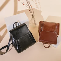 Women Backpack Cross body Shoulder Bag Genuine Leather Girls School Female Natural Skin Book Laptop Rucksack Messenger Bags 2