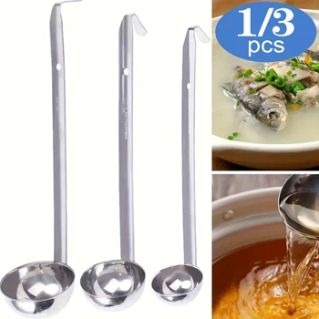 Stainless Steel Mini Ladle Set (1–3 Pcs) 1