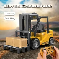 Trucks Forklift 2.4G Children Toys Remote Control Cars Toys for Boys Cranes Liftable Stunt Car Electric Vehicle for Kids Gift 4