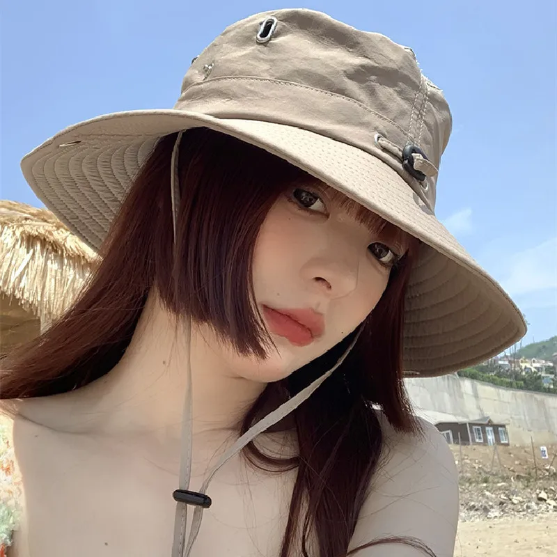 

Быстросохнущая рыболовная шляпа, летняя большая шляпа от солнца с полями, уличная рыбалка, альпинизм, ковбойская шляпа в западном стиле