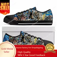 Maidens Heavy Metal Rock Band Singer Music Iron Low Top Sneakers Mens Womens Teenager Canvas Sneaker Casual Custom Made Shoes 1