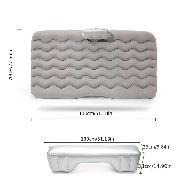Car Air Inflatable Travel Mattress Bed Universal for Back Seat Multi functional Sofa Pillow Outdoor Camping Mat Cushion 5