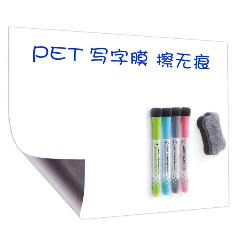 Magnetic Sticker Fridge Magnet Whiteboard Set A3 A4 A5 Writing Remind Message Board For The Refrigerator