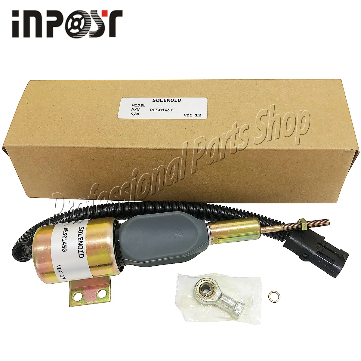 Re501450 Solenoide Carburante 12V Per John Deere 7710 7610 7810