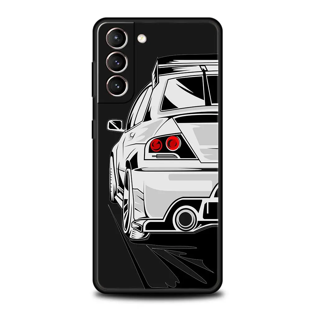 JDM Sports Cars Soft Silicone Phone Case