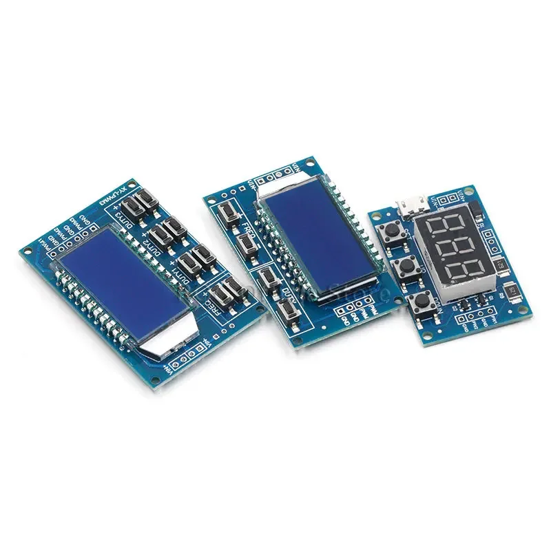 Signal Generator PWM Pulse Frequency Duty Cycle Adjustable Module LCD Display 1Hz-150Khz 3.3V-30V PWM Board Module signal generator kit,signal generator