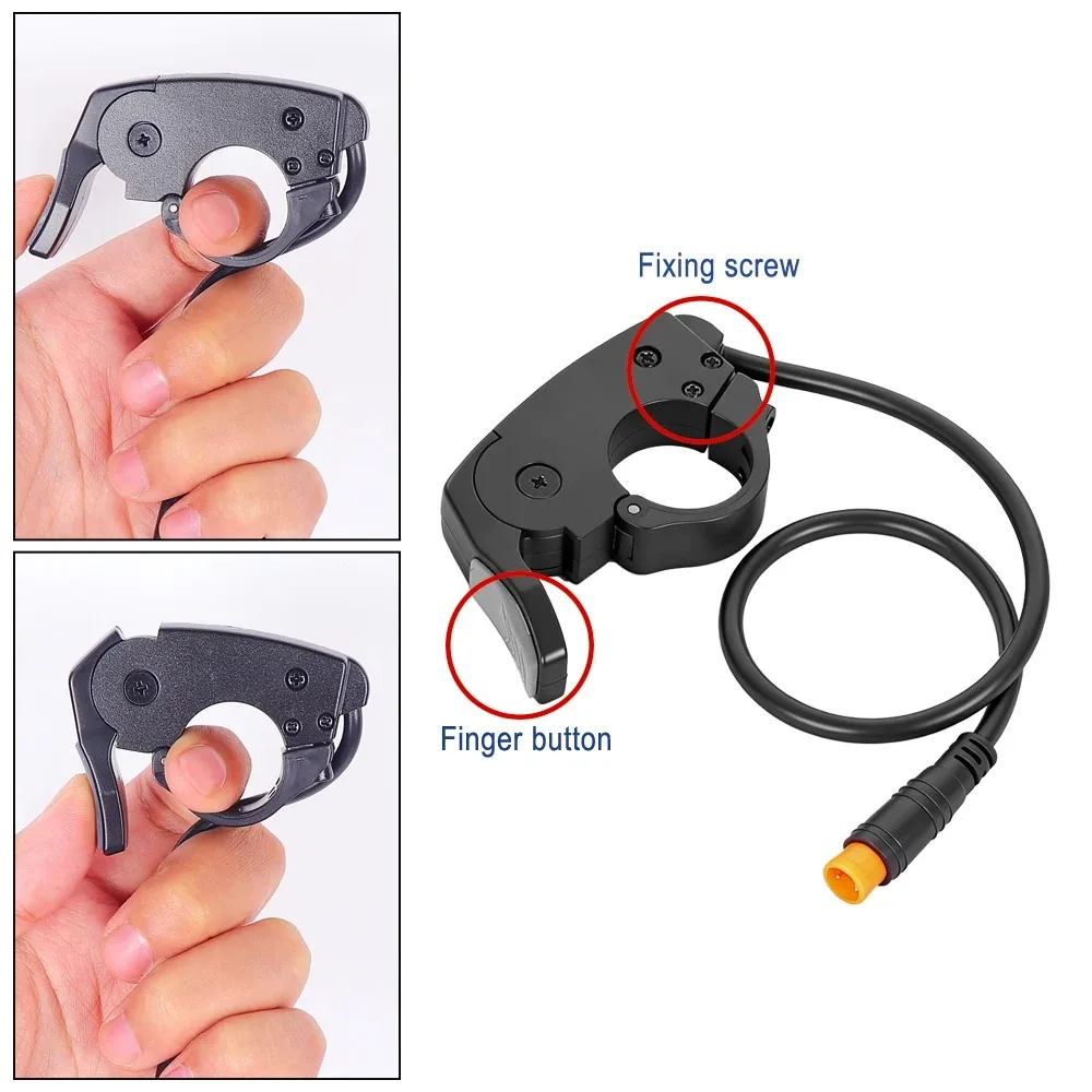 36V 48V 60V 72V 3Pin Daumengas TT009 Links Rechts E-Bike für Elektrofahrradlenker 22mm Roller Beschleuniger – Detail 4
