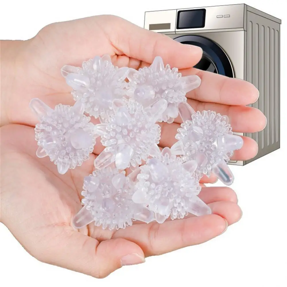 Washing Ball Reusable Wash Ball Mini Transparent Household Softener Clothes For Washing Machine For Bathroom Machine Pvc