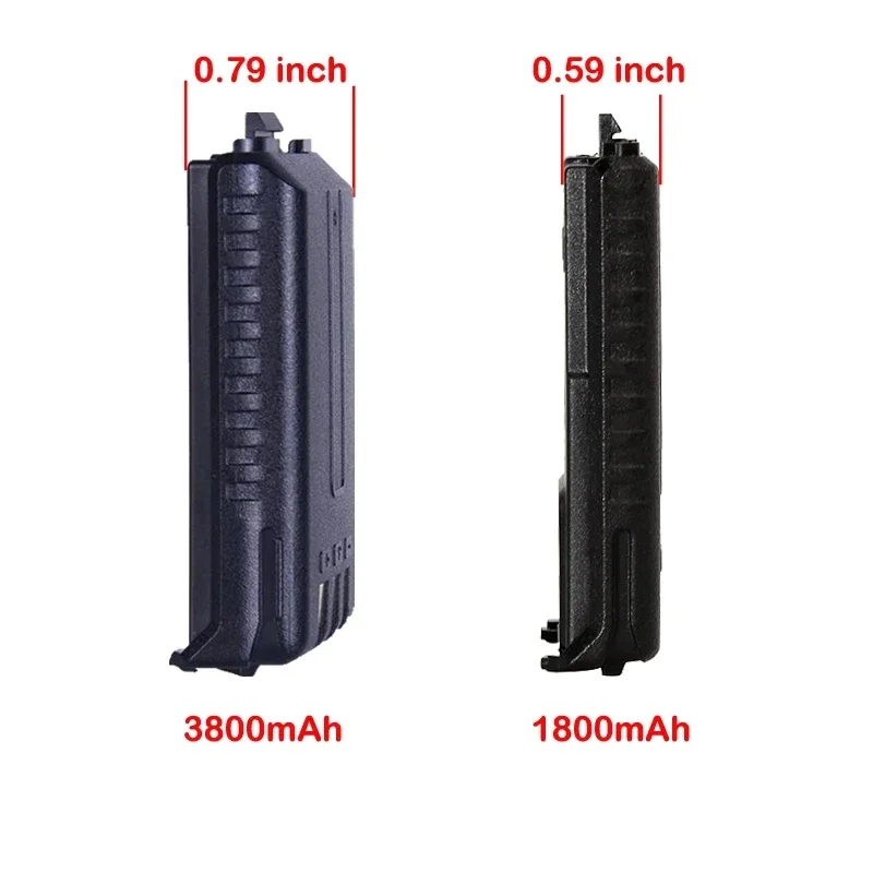 Baofeng UV-5R 3800mah 1800mAh BL-5 Battery for UV-5R UV-5RE DM-5R Plus Compatible RT-5R RT5R Walkie Talkies UV 5R BF-F8 BF-F8HP 2