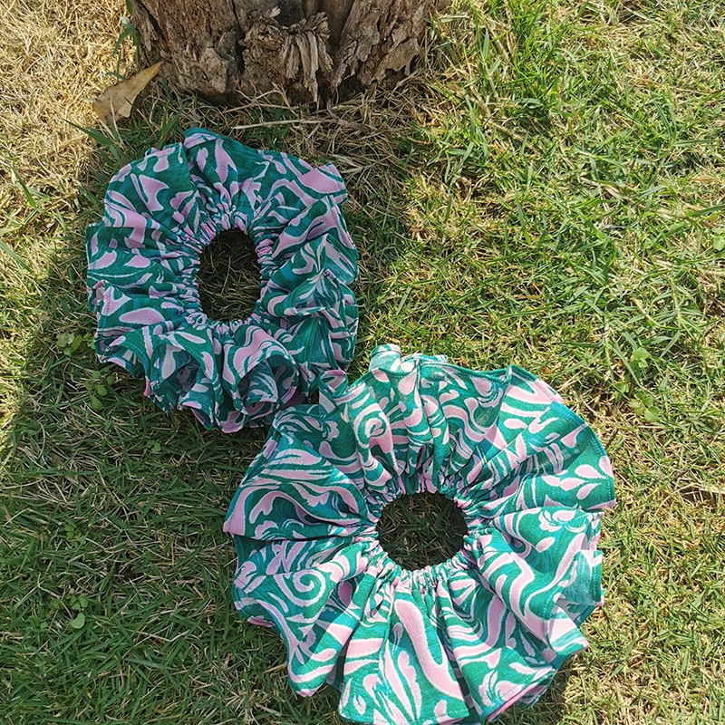 

Женская однотонная эластичная резинка для волос в виде большого кишечника