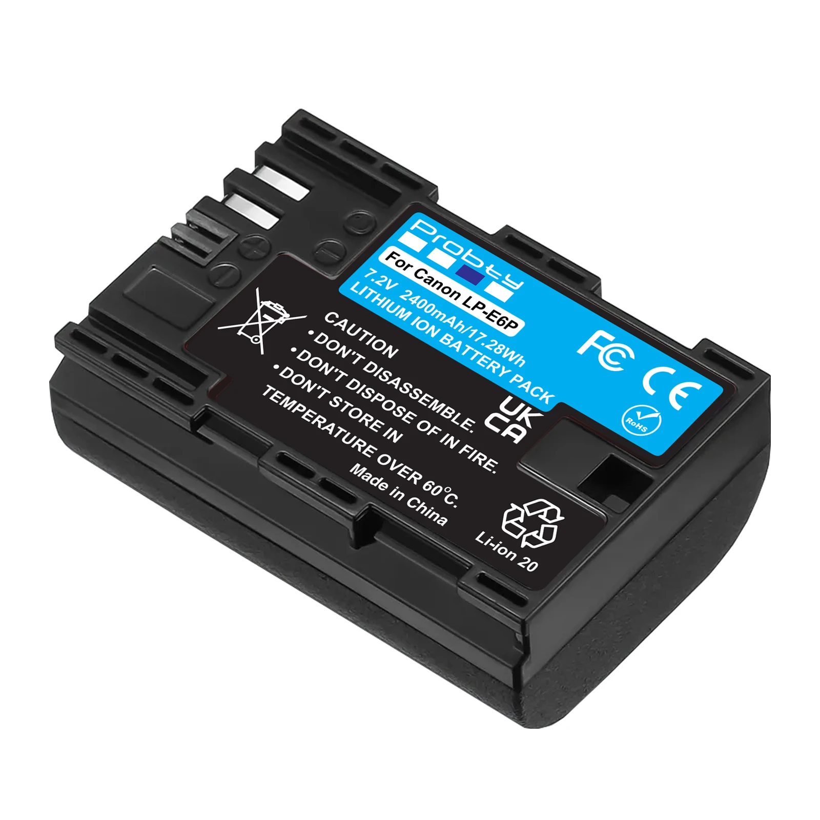 canon lp-e6p 2個 キヤノンeosr5 iiカメラ用バッテリー,2400mah,LP-E6P - AliExpress