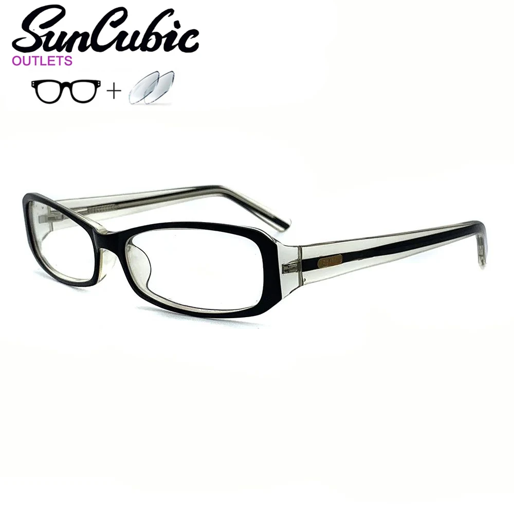 

2207 Men Women Acetate Glasses Frame Eyewear Eyeglasses Reading Myopia Prescription Lens 1.56 Index