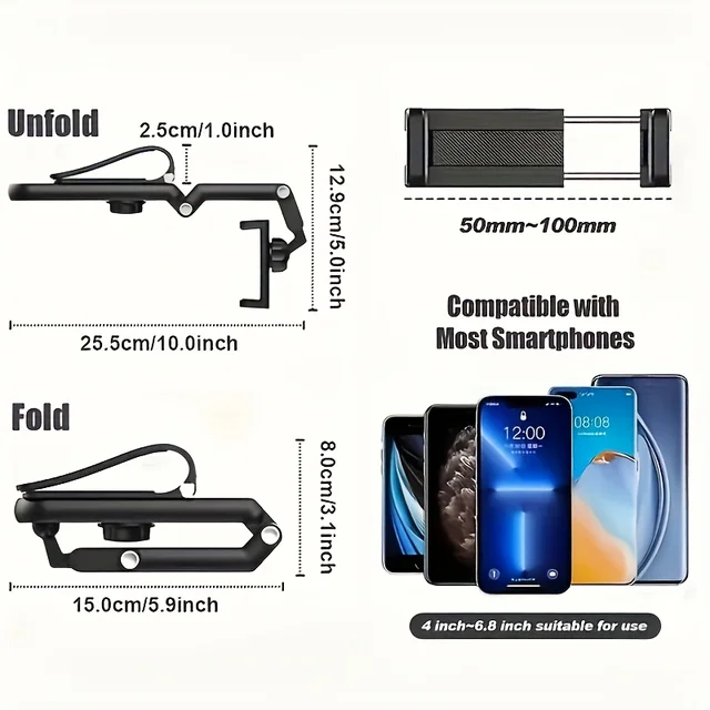 Multi-Functional Car Phone Holder Sun Visor Navigation Racks For Direct-View GPS Navigation With Rotation Function Phone Holders 3