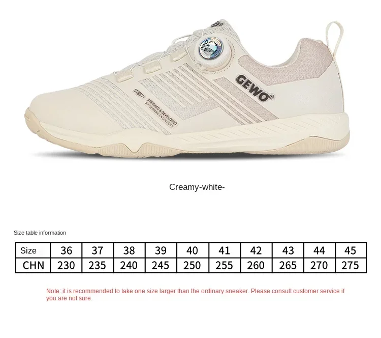 GEWO table tennis Shoes Breathable High Elastic Sports sneakers ping pong boots xn10