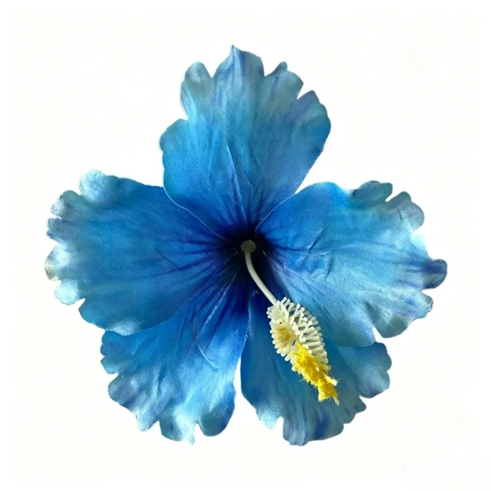 Bohemian Style Hibiscus Flower Hair Clip - Gentle Hold Hair Accessory