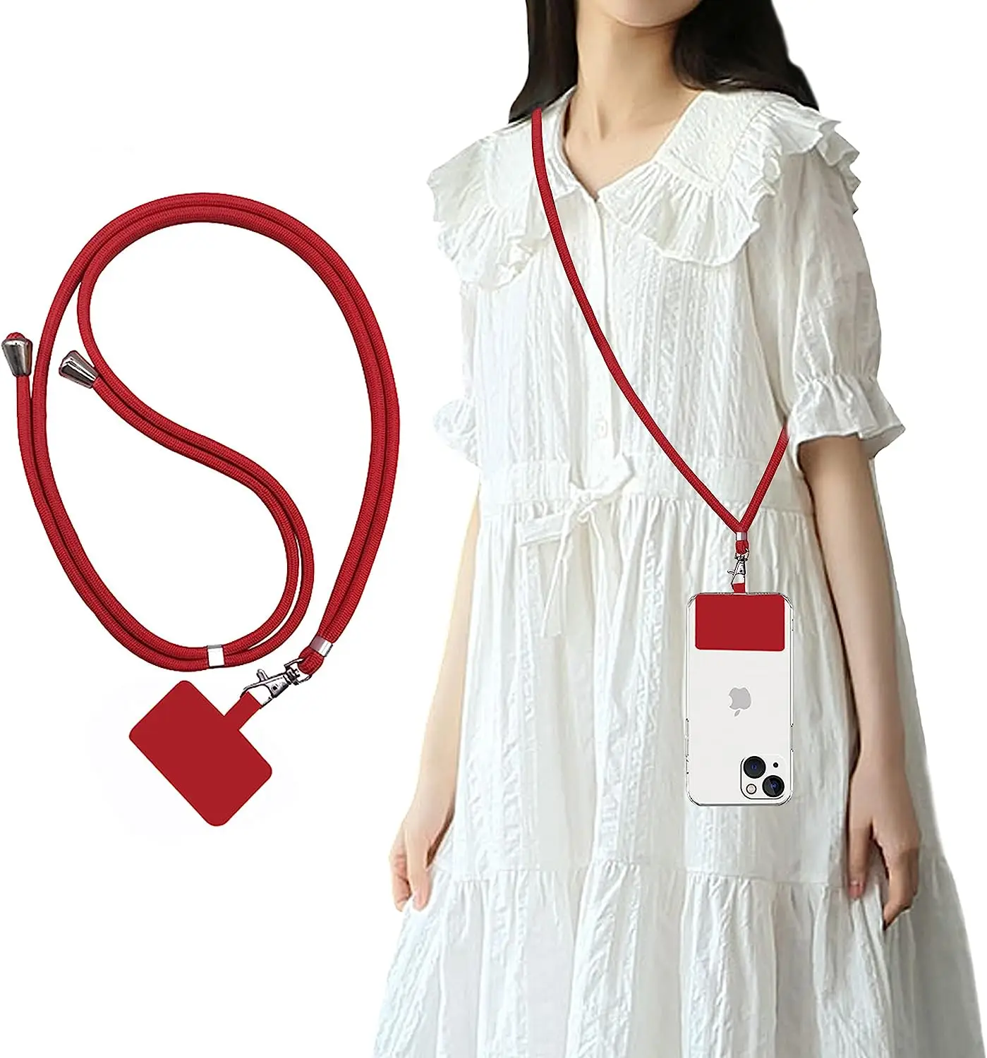 150cmUniversalAdjustablePhoneLanyardStrapMobilePhoneHanging