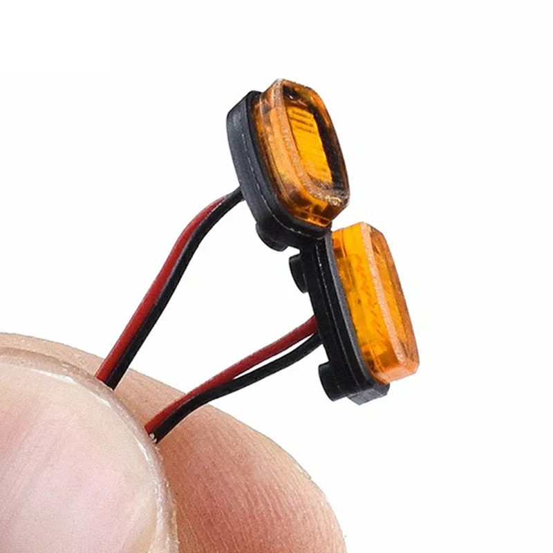 タミヤ1/14 【LESUmodel正規品】 SCANIA用 サイドマーカーキット ROC model 1⁄14 タミヤ スカニア770S LEDマーカー・フォグランプ