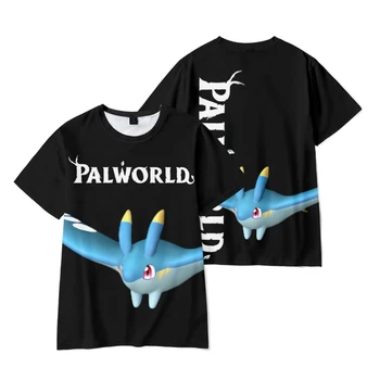 Palworld T-shirt 2024 Hot Game Merch Crewneck Short Sleeve Tee Women Men Harajuku Streetwear 3D Clothes
