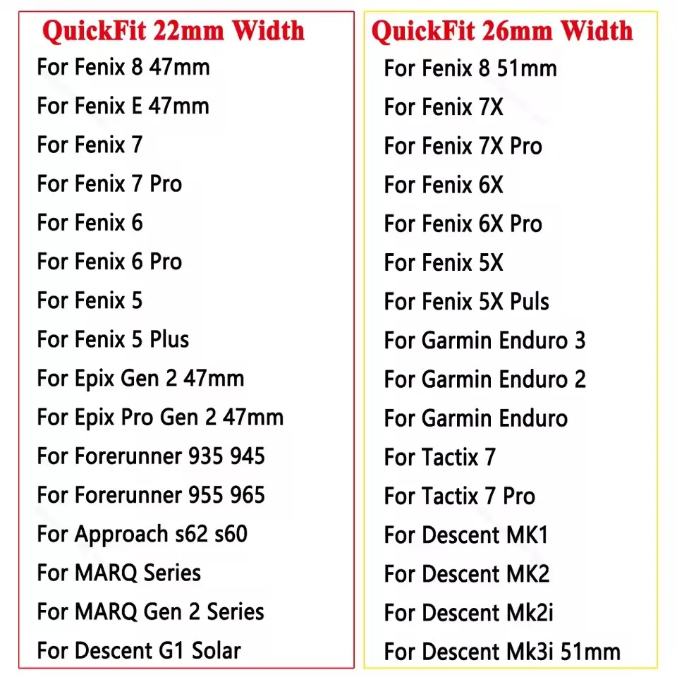 Durable Nylon Hook & Loop Strap Watchband - 26mm/22mm