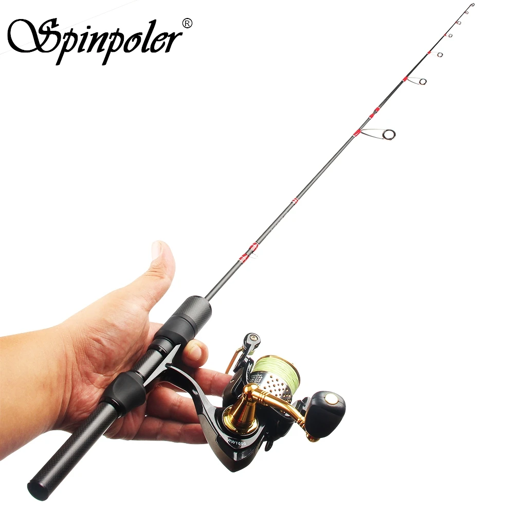 Spinpoler 1.35m 1.55m UL Power Fast Action Spinning Fishing Rod Ultralight  Light Baitcasating Rod Fishing Pole Carbon Fiber - AliExpress