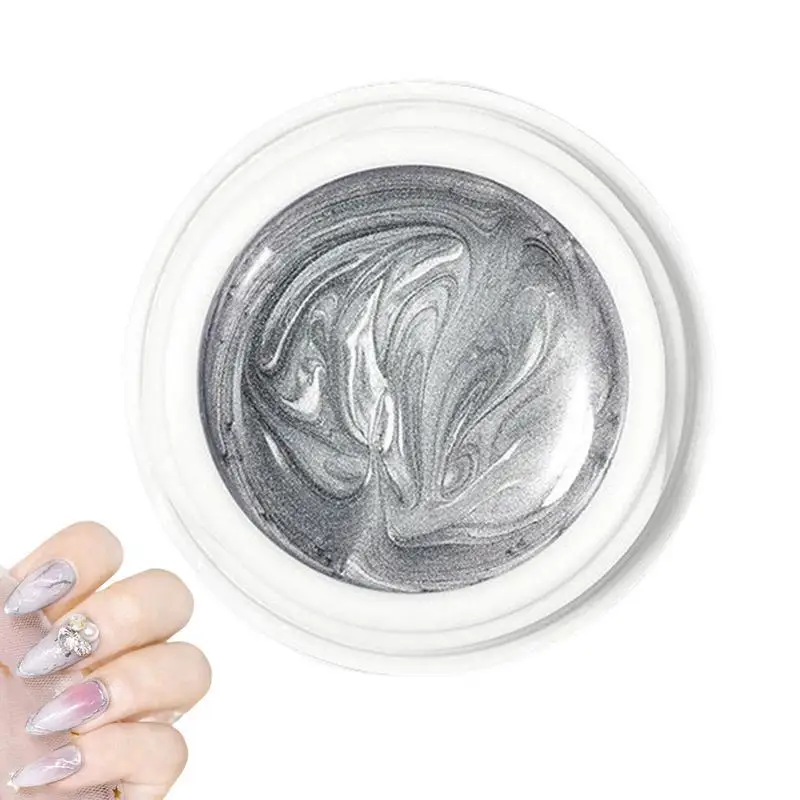 

Metallic Gel Nail Polish 3D Metallic Painted Nail Gel Polish Painting Drawing Polish Emboss UV Gel Sculpture Design Manicure DIY