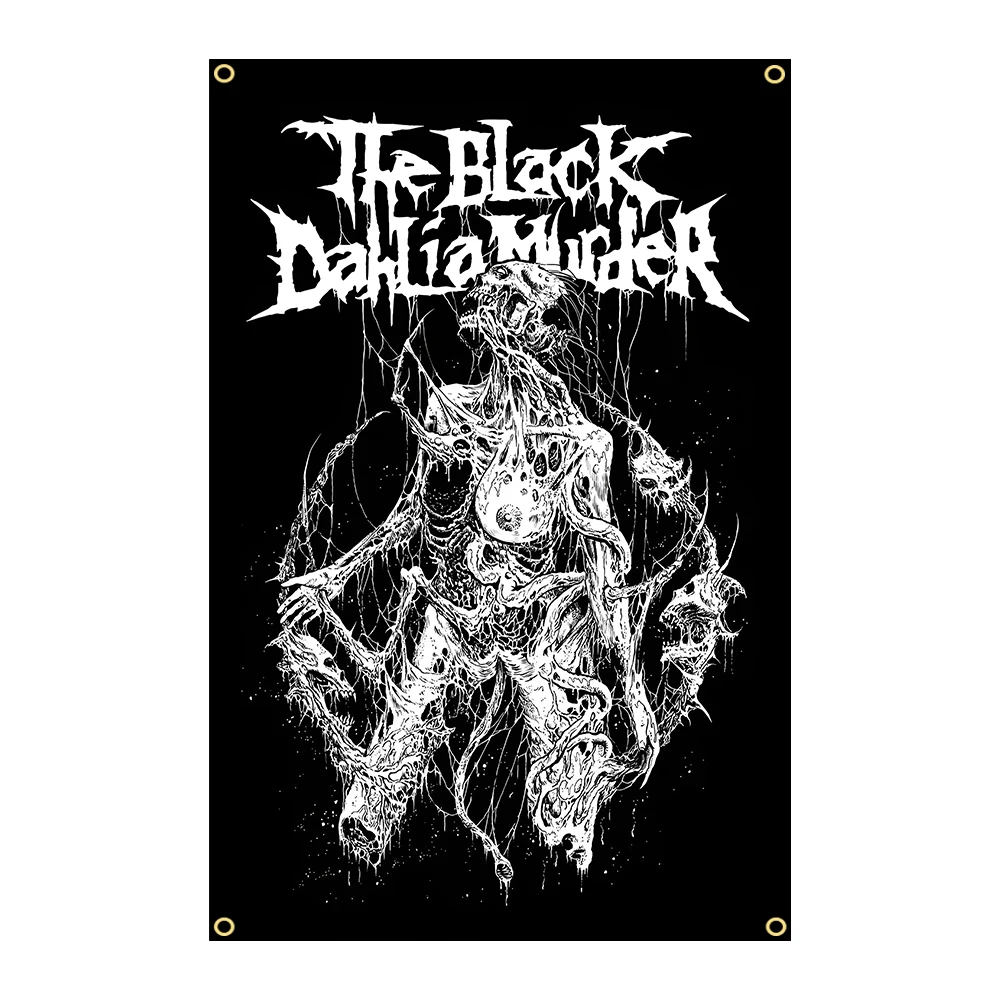 3Jflag 90x150cm The Black Dahlia Murder band Melodic death metal flag Death  metal Interior decoration banner tapestry - AliExpress, image size:1000x1000