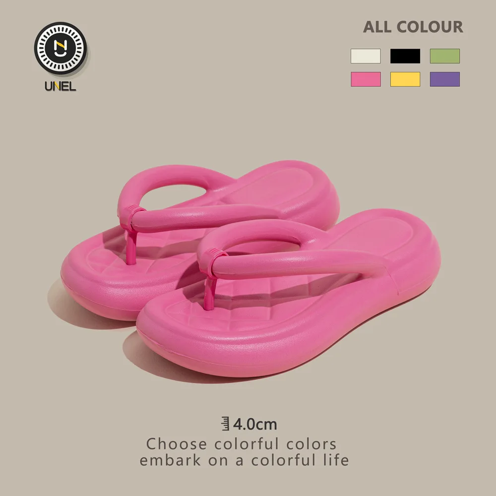 Fashion Women Flip Flops Summer Beach Platform Slippers Casual Outside Wedges Sandals Summer Women Shoes