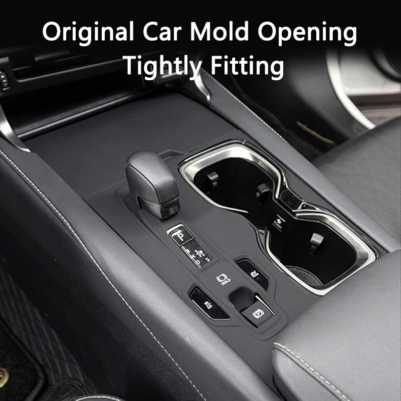 QHCP Central Control Silicone Pad Anti Slip Pad Water Cup Holder Gear Position Suitable For 23-24 Lexus RX350h Rx450h RX500h
