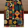 Western Native Boho Aztec Linen Table Runner Dresser Scarves Farmhouse Kitchen Dining Table Runners Holiday Party Decorations 1