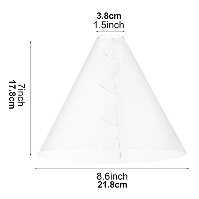 10/20 db Növények Kerti Cloches Tiszta Kúp Alakú Védelem A Növénytől Madarakból Fagyos Csigák Állati Fiatal Csengő Burkolat Jar Kupola - Image 6