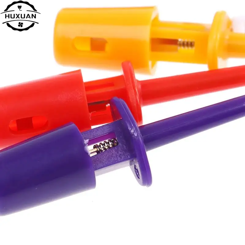 Electric Test Clamp Test Probes Test Clip Test Hooks Clips Multimeter Lead Wire Kit Test Hook Clip 5color Each2 Test Probe SMT / SMD IC D20 Cable Welding Circular Clip 10/12PCS electric test clamp,test probes,test clip,test hooks clips