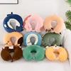 U-shaped Neck Pillow Animal Modeling Travel Pillow Inflatable Memory Foam Fatigue Relief Flight Headrest Sleep Cushion For Plane 6