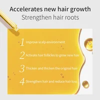 30ml Private Label Hair Growth Serum Custom Logo Hairs Root Grow Nutrient Solution Prevention Hair-loss Essential Oil Makeup 2