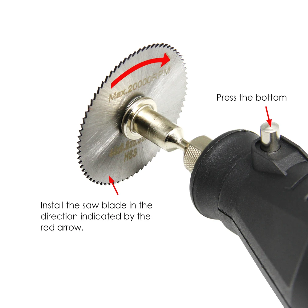 Mini Circular Saw Blades 6Pcs Electric Grinding Cutting Disc Rotary Tool for Dremel Metal Cutter Power Tool Wood Cutting Discs