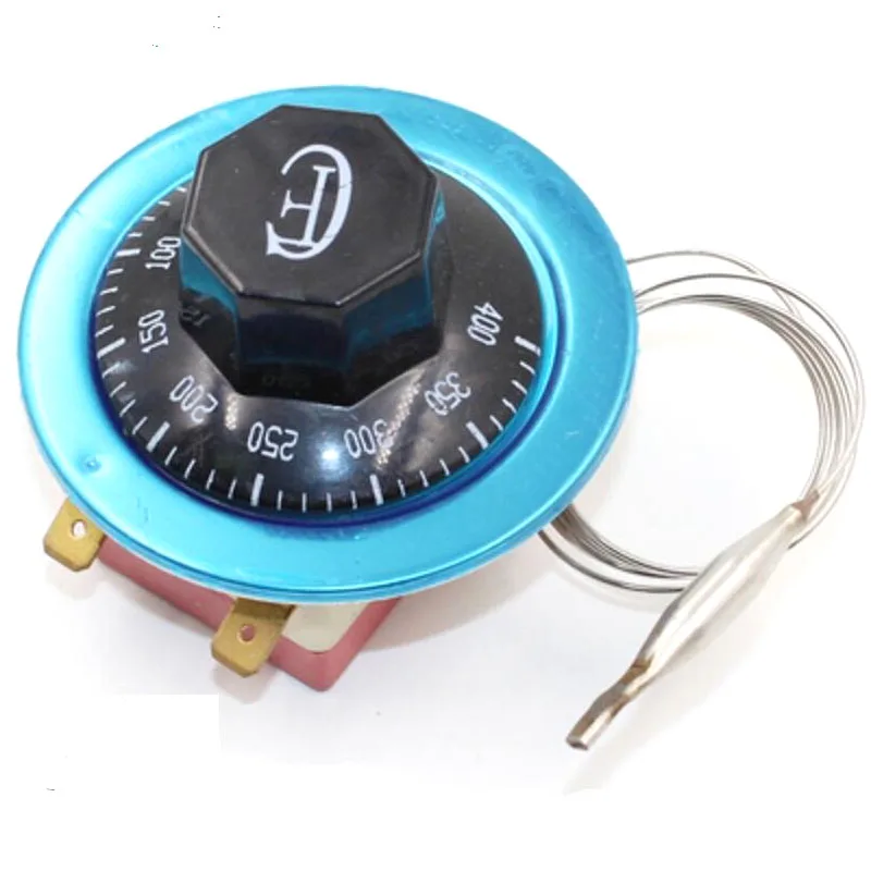 220V 16A Oven Parts Thermostat Temperature Control 50-400℃ with 0.7 meter 6X40 Sensor