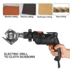 Electric Drill To Cloth Scissors Hand-Held Leather Cloth Cutting Machine Blade Clothing Carpet Fabric Cutter Electric Scissors 2