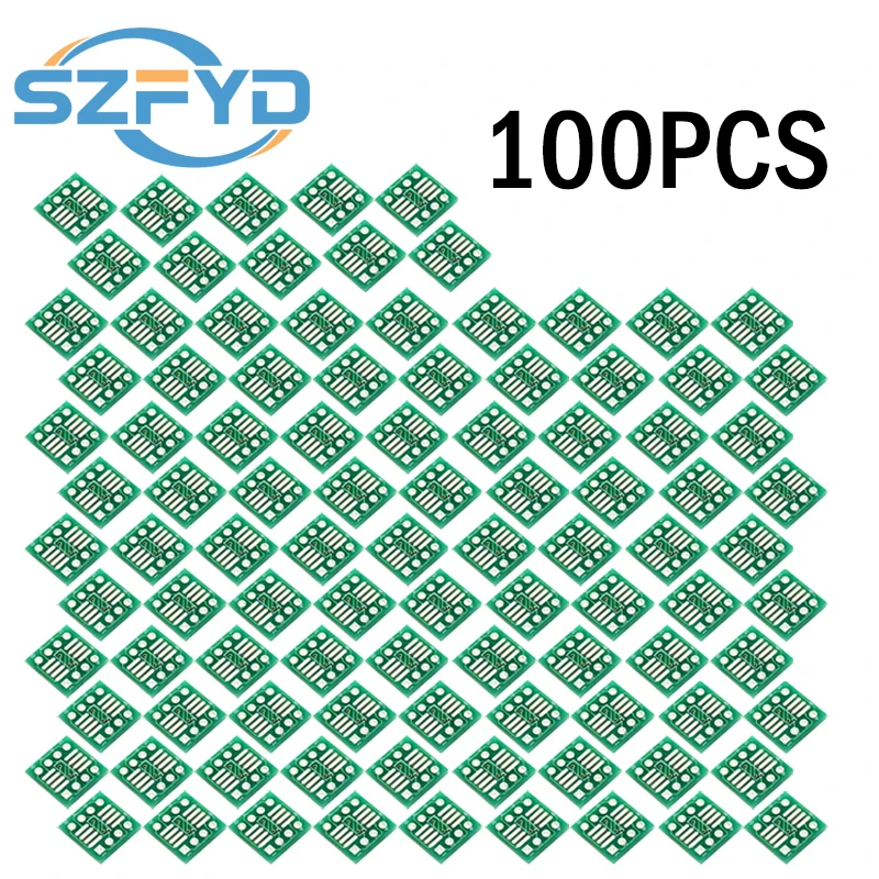 10-100 개/가방 어댑터 플레이트 SOP8 SSOP8 TSSOP8 SMD-DIP 0.65/1.27mm 피치