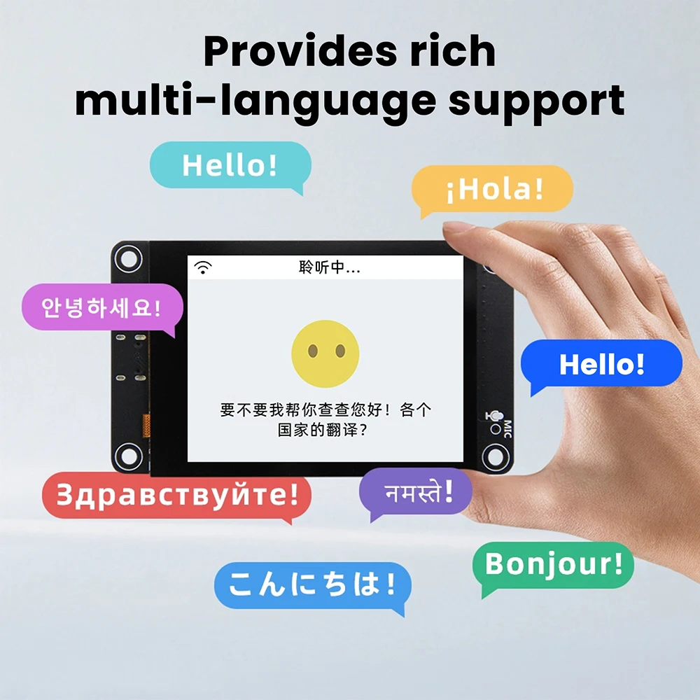 ESP32-S3 Entwicklungsboard mit 2,8-Zoll-Touchscreen Dual Core Prozessor WiFi Bluetooth Smart Display für Xiaozhi AI – Detail 11
