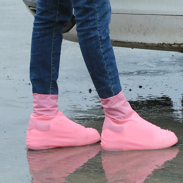 Épaissir Silicone Couverture de Chaussures De Pluie Bottes de