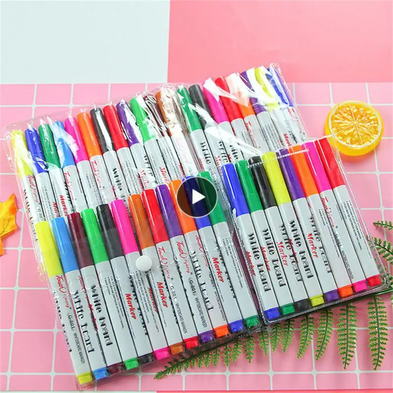 Knysna12ColorsWhiteboardMarkerPenErasableColorfulMarkerPens