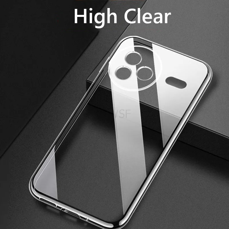Slim Soft TPU Clear Transparent Phone Case - Perfect Fit Cover s Capa