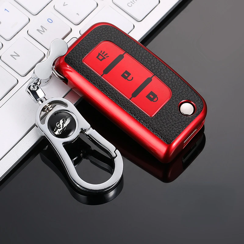 Silicone Car Key Case Cover key case key case cover car key shell remote control case cover For Foton Tunland Auman TOANO SAUVANA 2 3 Buttons Remote Protect Shell Holder Keychain Accessories