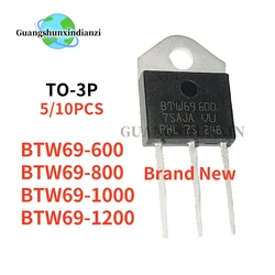 5 - 10pcs High - Power Transistors TO - 3P In Stock - Brand New - 5PCS (BTW69 - 1200)