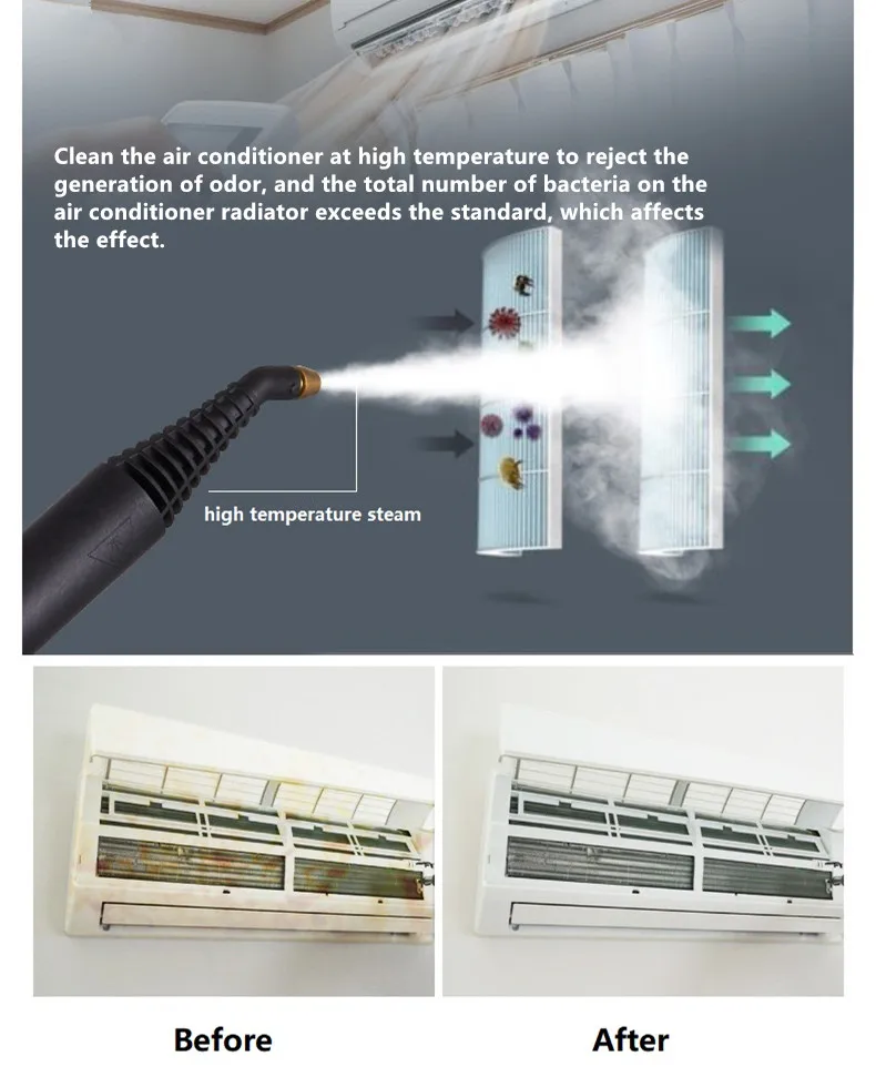High Temperature And Pressure Curtain Steam Cleaner 110V 220V Car Sofa Air Conditioner Curtain Cleaning Washing Machine 5