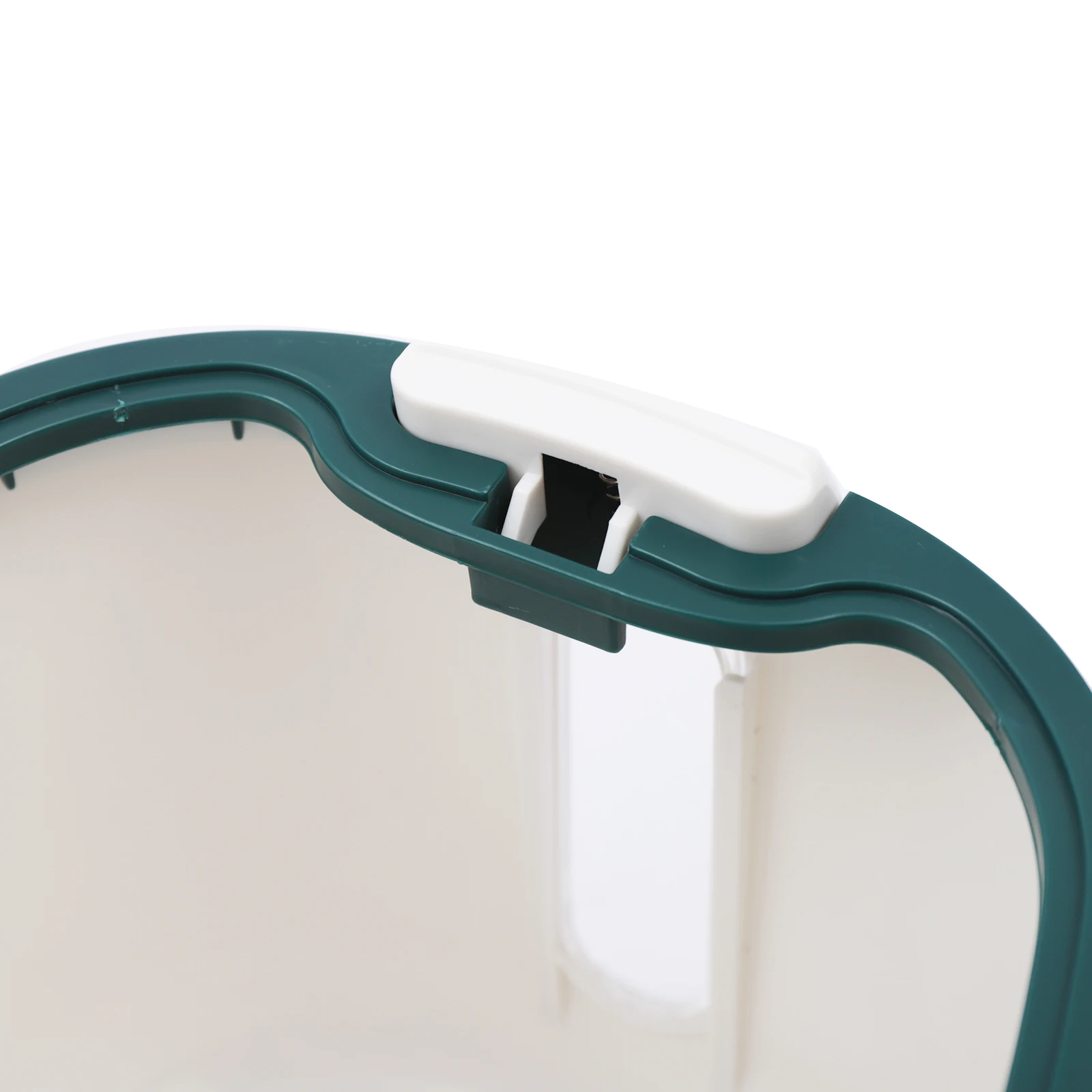 Großer luftdichter Aufbewahrungsbehälter für trockene Lebensmittel für Reis, Getreide, Getreide, versiegeltes Glas, luftdichter Küchenbehälter, Eimer, Grün/Grau – Detail 7
